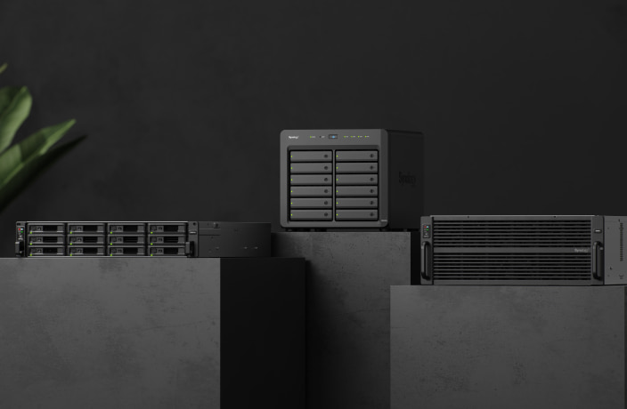 อุปกรณ์ Synology NAS และ RackStation สำหรับองค์กร